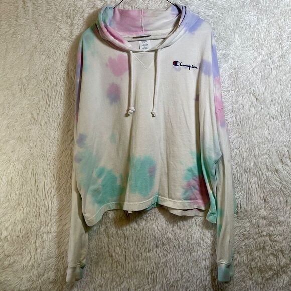 Tie-Dye Sweaters - Champion Tie Dye Hoodie Women's Size XL